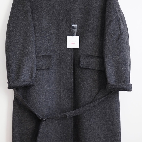 JW Anderson premium wool Uniqlo double face oversized coat - Picture 9 of 12